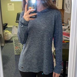 Nike Blue Long Sleeve Hoodie